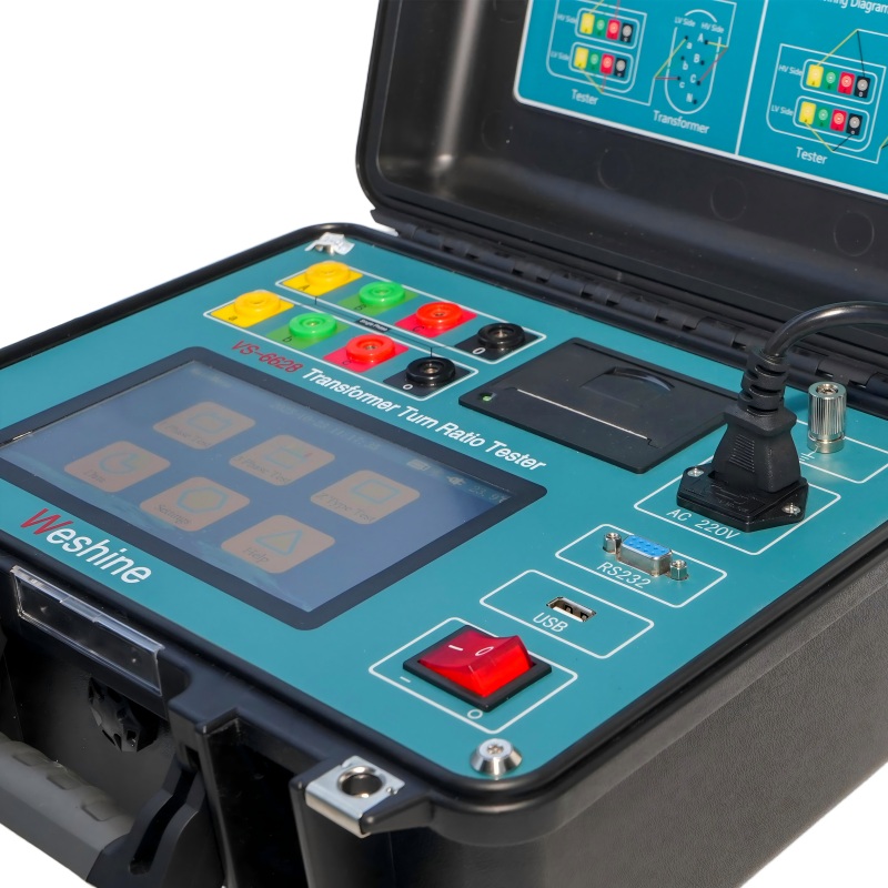 Compteur de rapport de tours de transformateur