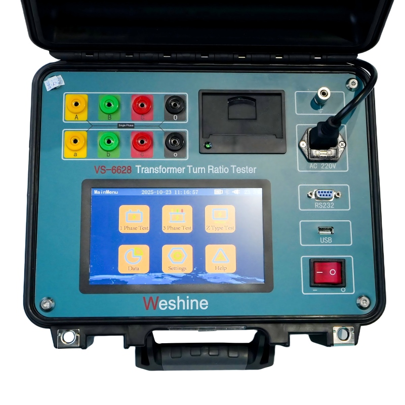 Test du rapport de tension du transformateur